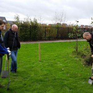 Grosvenor Park tree planting